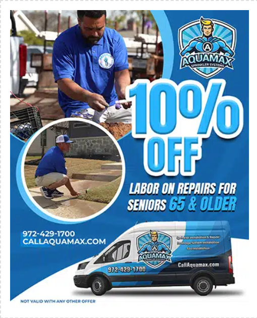 10% off labor on repairs for seniors 65 and older